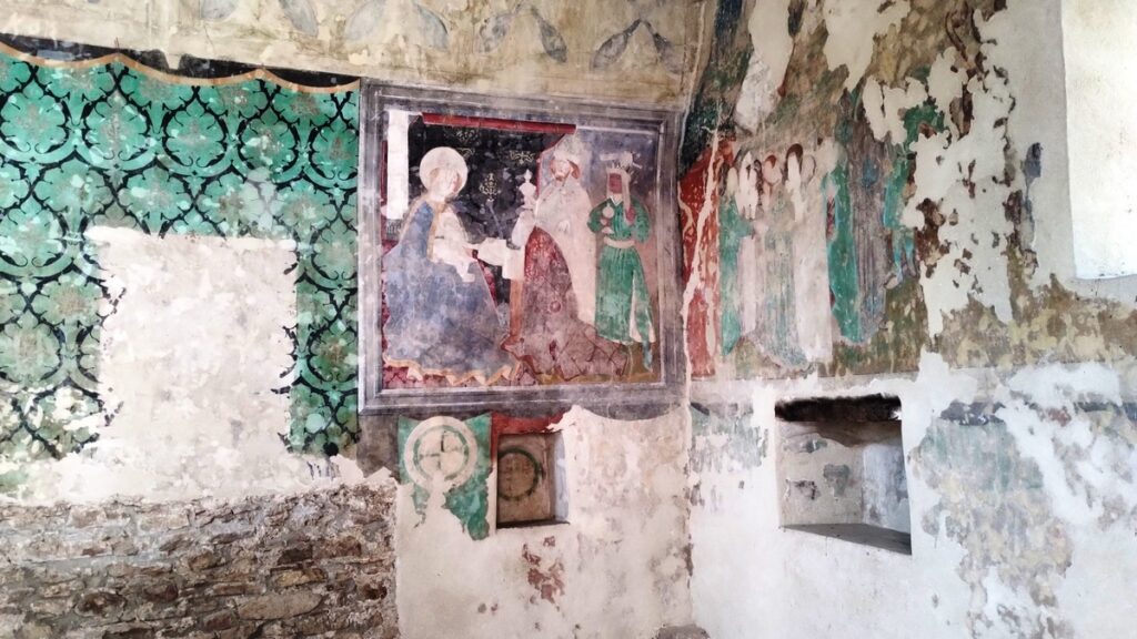 Kościół warowny w Biertan - freski z XIV w. znaleźliśmy w jednej z wież