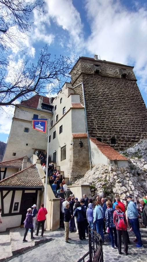 Zamek Drakuli w Branie - Nareszcie przy wejściu na pokoje
