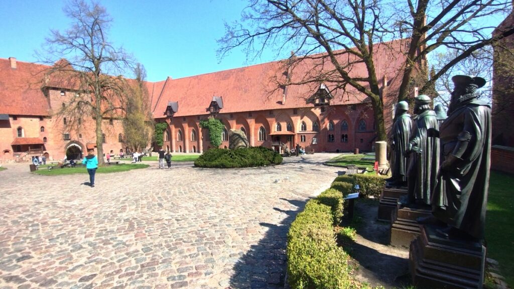 Dziedziniec Zamku Średniego w Malborku
