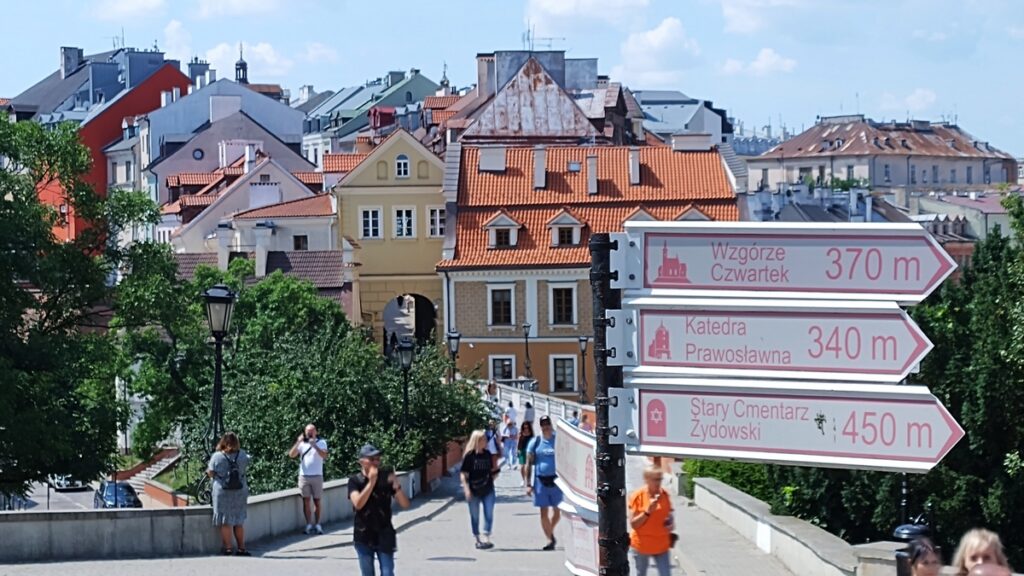Inne atrakcje w okolicy oraz widok na Stare Miasto od strony zamku w Lublinie