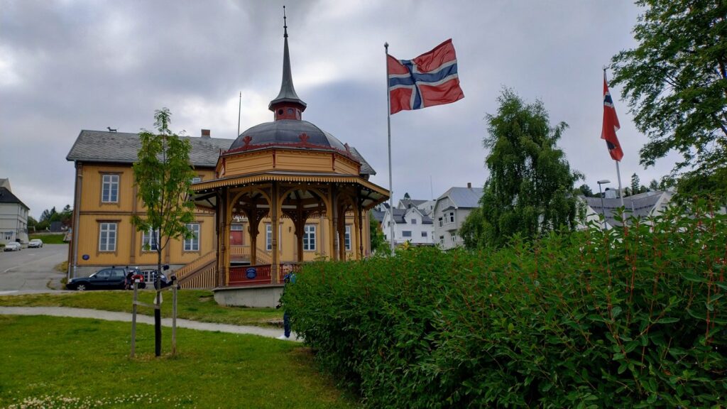 Ratusz w Tromsø Norwegia